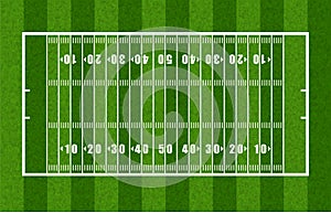 Overview of American Football Field photo
