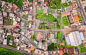 Overview Of Banos De Agua Santa, Ecuador