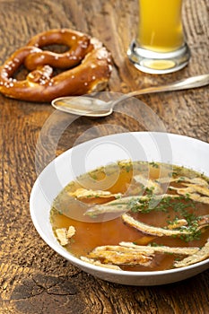 bavarian pancake soup