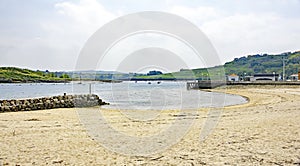 Overview of Beach of Suances in the autonomous community of Cantabria photo
