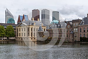 Overview of the Binnenhof in The Hague Netherlands photo