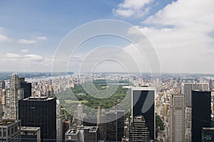 Overview of Central Park during the day