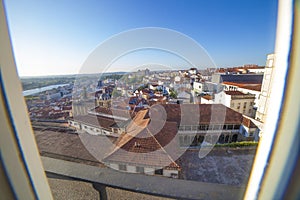 Overview of Coimbra Old Town, Portugal