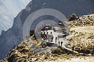 Overview in the Colca canyon,Peru