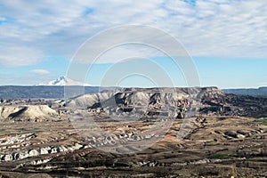An Overview of The Extraordinary View of Mount Erciyes. photo