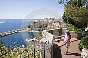 Overview of Fontvieille, Monaco photo