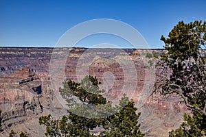An Overview of the Grand Canyon as Seen from HermitÃ¢â¬â¢s Rest on a Bright, Clear Autumn Afternoon photo