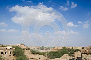 Overview of Interior of Derawar Fort in Pakistan