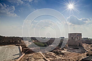 Overview of Interior of Derawar Fort in Pakistan