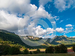 Overview of the Isaba Valley in Navarra. photo