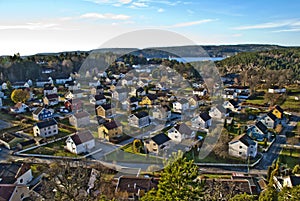 Overview of knardal in halden