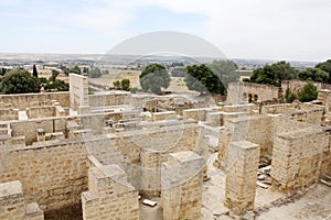Overview of Madinat al-Zahra in Cordoba photo