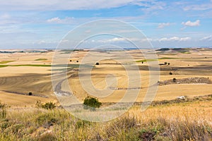 An overview of the Meseta in Spain.