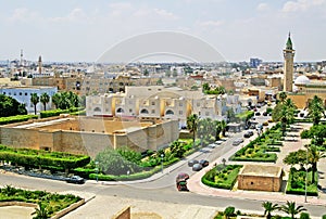 Overview of Monastir from the ribat