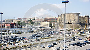 Overview of Naples Castel Nuovo