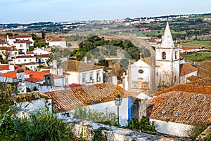 Overview of Obidos - Portugal