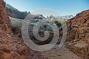 Overview of one side of Al Ula old city, Saudi Arabia