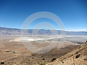 Overview of Owens Valley, California, USA photo