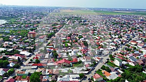 Overview of Pantelimon City, near the capital city of Bucharest. Romania