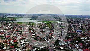 Overview of Pantelimon City, near the capital city of Bucharest. Romania