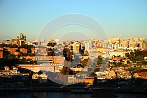 Overview Porto modern quarter of city