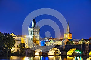 Overview of Prague, Czech Republic