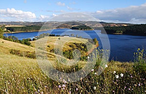 Overview of a reservoir at South Australia , Australia