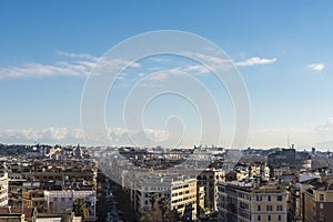 Overview of Rome, Italy