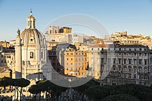 Overview of Rome, Italy