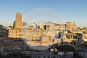 Overview of Rome, Italy