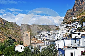 Overview of small Moorish village in La Alpujarra photo