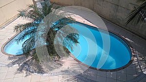 Overview of Swimming pool in residence