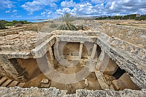 Overview of Tombs of the Kings archaeological excavation