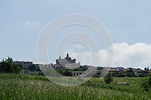 View of Novello in Piedmont, Italy photo