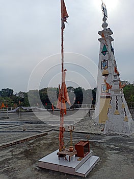 Overview of a village Temple