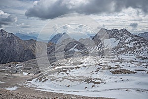 Overview of the Zugspitzplatt and its ski facilities