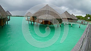 Overwater bungalow in heavenly Bora Bora