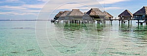 Overwater bungalows, French Polynesia