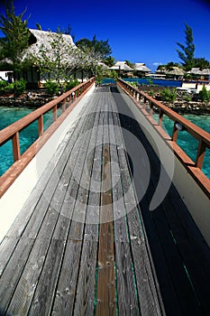 Overwater pontoon