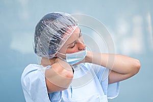 Overwhelmed nurse