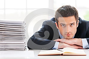 Overworked executive.