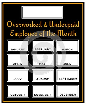Overworked and underpaid