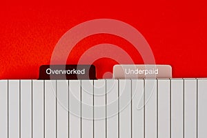 Overworked and Underpaid Text