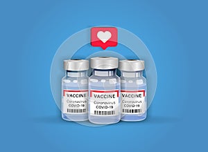 ÃÂ¡ovid coronavirus vaccine bottle Covid-19 immunization treatment photo