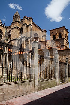 Oviedo Cathedral in Asturias of Spain