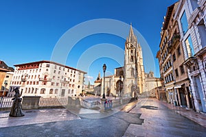 Oviedo cathedral, Asturias, Spain photo