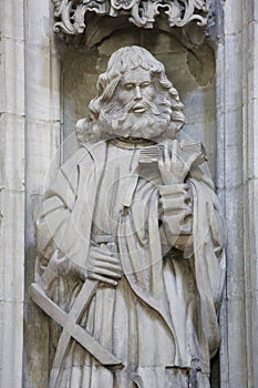 Oviedo Cathedral - Statue of Saint Andrew