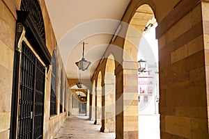 Oviedo City Town Hall arcade Ayuntamiento Asturias