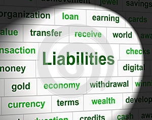 Owe Liabilities Means Bad Debt And Arrears