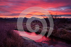 Owens Valley Sunset photo